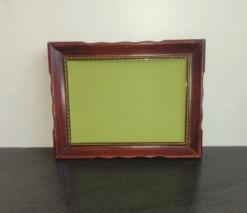 Vintage Wooden Picture Photo Frame 5x7 Farmhouse Cottage Core Traditional Wall